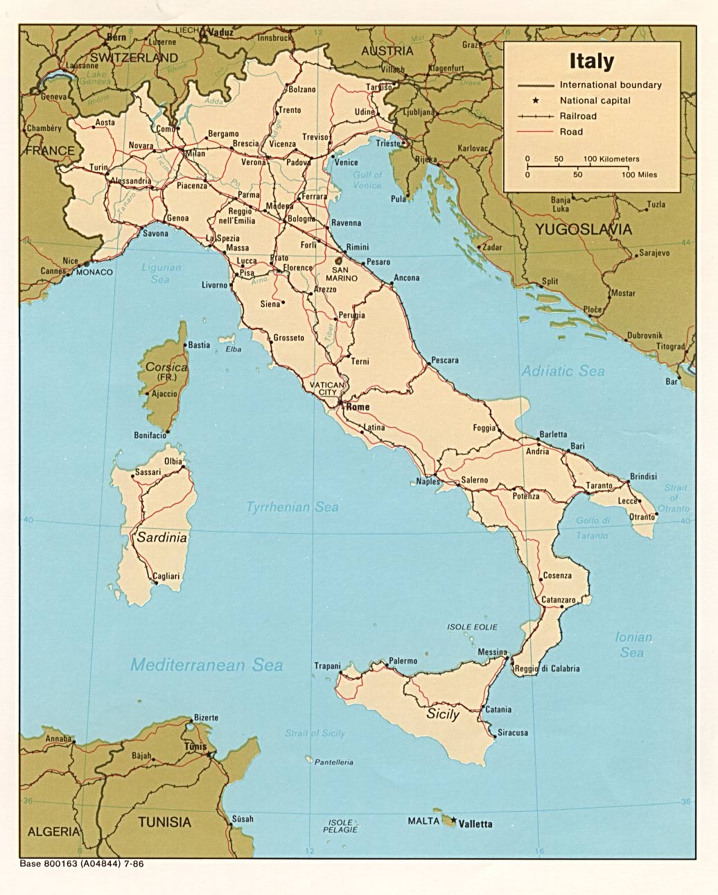 Italienskort